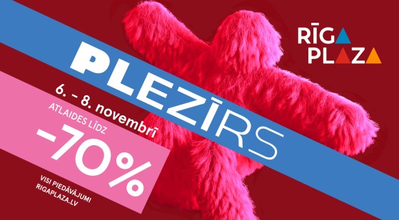 Plezīrs ir klāt ar atlaidēm līdz 70%