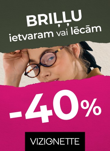 40% DISCOUNT ON EYEGLASS FRAME OR LENSES